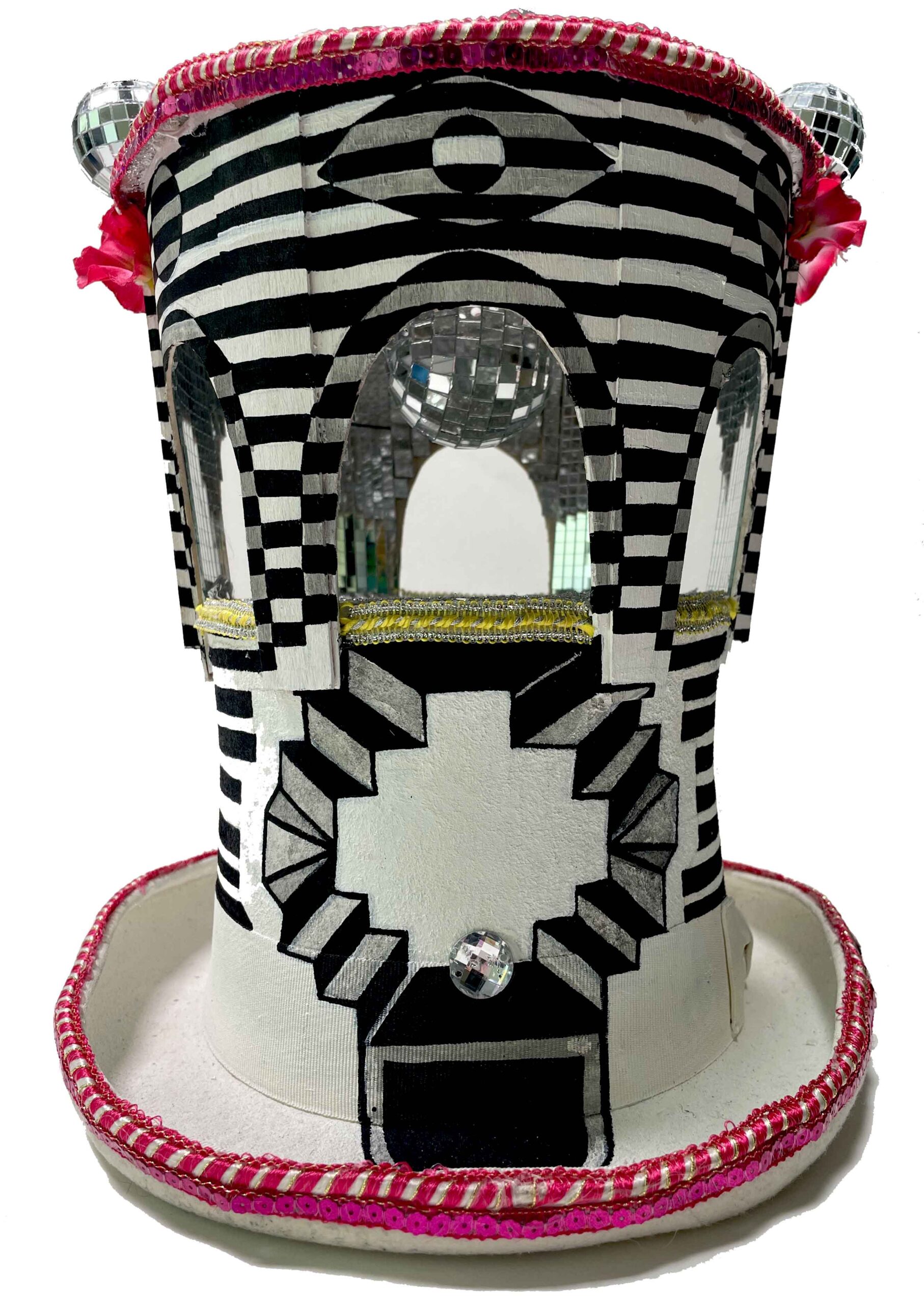 Top hat front view